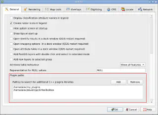 Custom plugin paths in QGIS settings