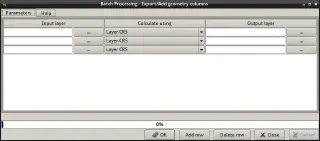 Batch processing interface