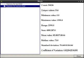 SEXTANTE results viewer