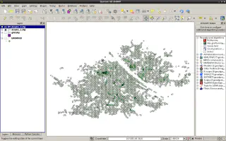 Tree density map without empty cells