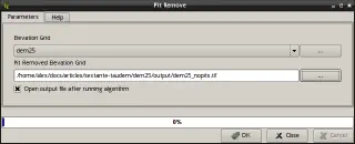 Pit Remove algorithm