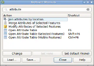 Search in the Keyboard Shortcuts dialog in QGIS 3.0