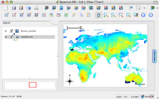 QGIS 0.8.1 Titan