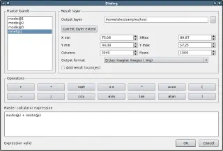 QGIS Raster Calculator